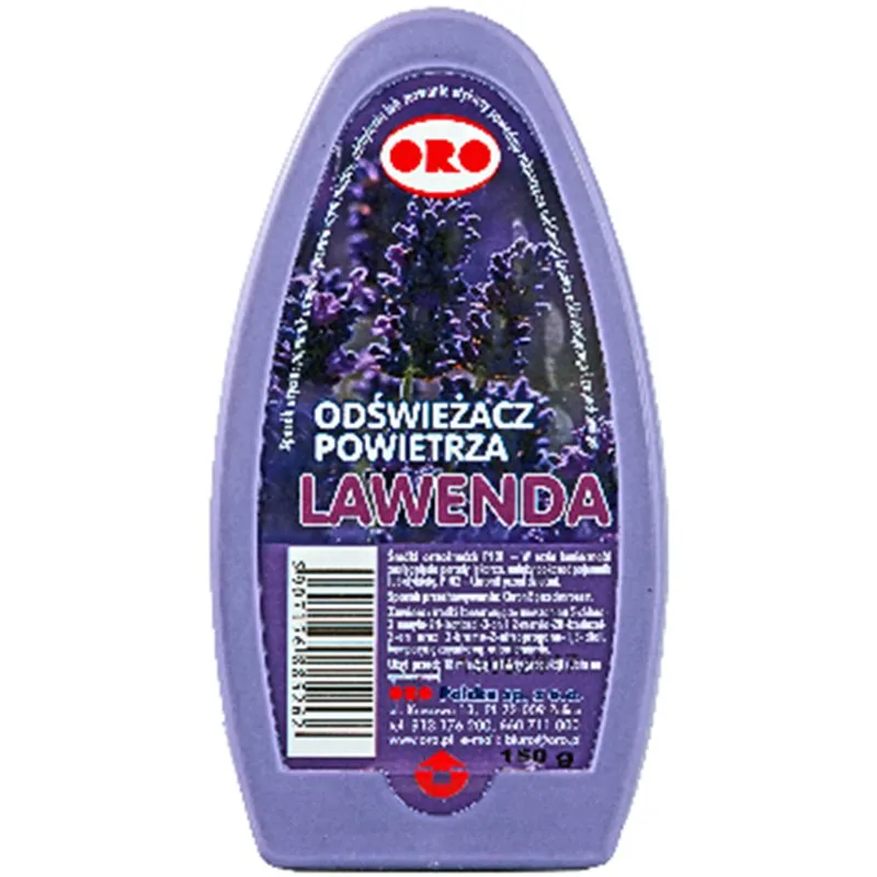 Oro odświeżacz powietrza w żelu lawenda 150 gram