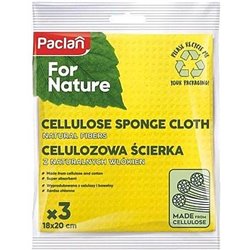 Paclan For Nature ścierka gąbczasta celulozowa 3szt