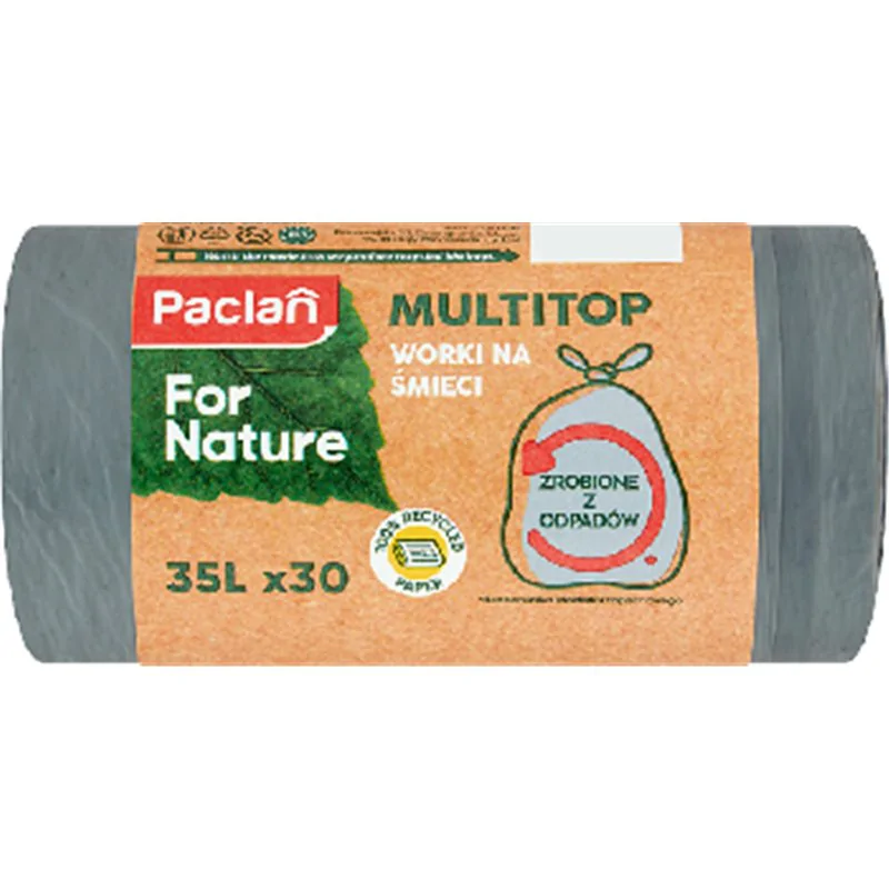 Paclan for Nature worki na śmieci Multitop 35l 30szt