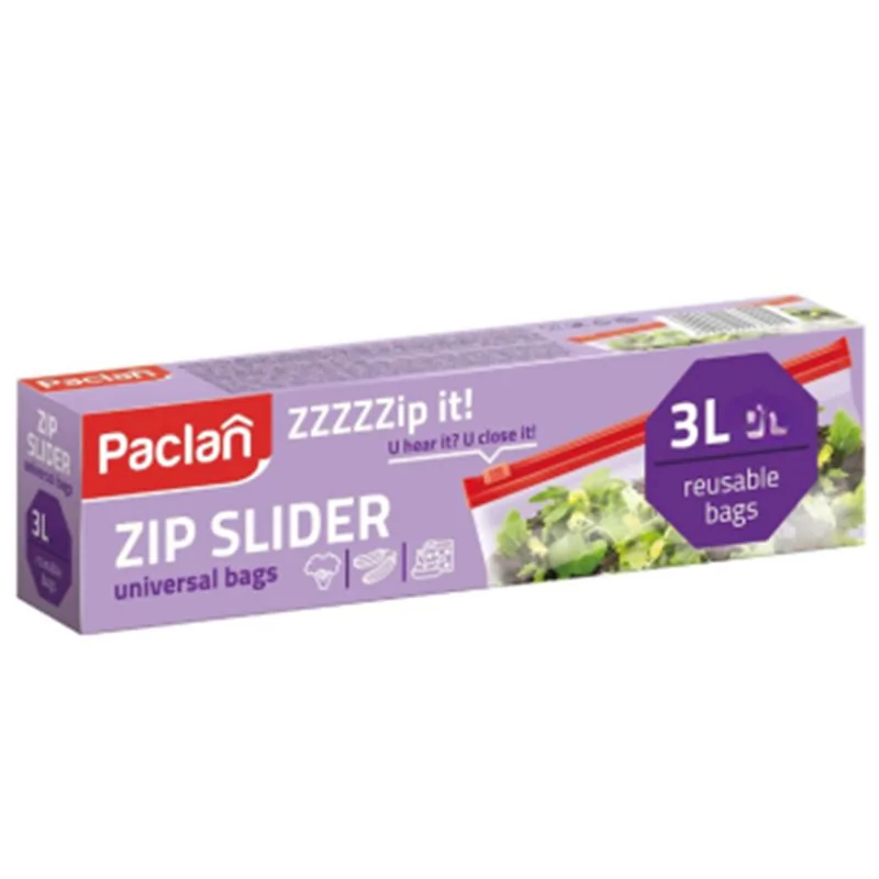 Paclan Woreczki z zamkiem 3 l 15 sztuk