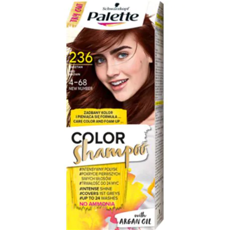 Palette Color Shampoo Szampon koloryzujący Kasztan 236