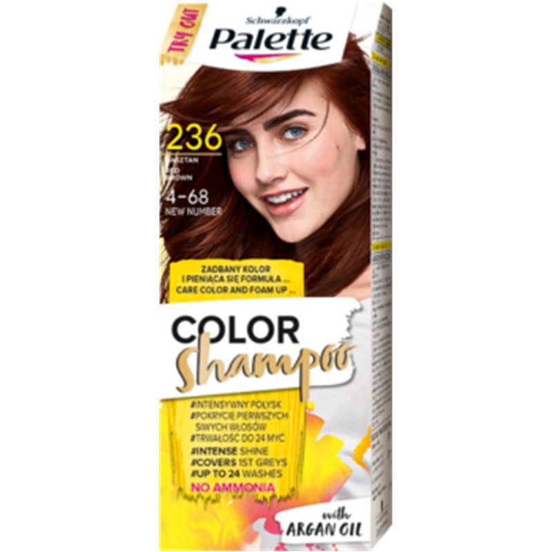 Palette Color Shampoo Szampon koloryzujący Kasztan 236