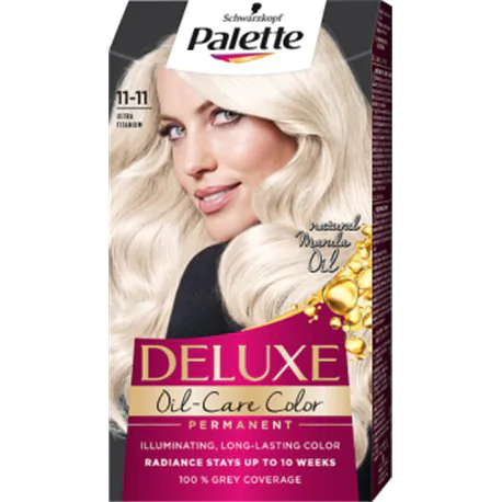 Palette Deluxe Oil-Care Color Farba do włosów 11-11 ultra tytanowy blond