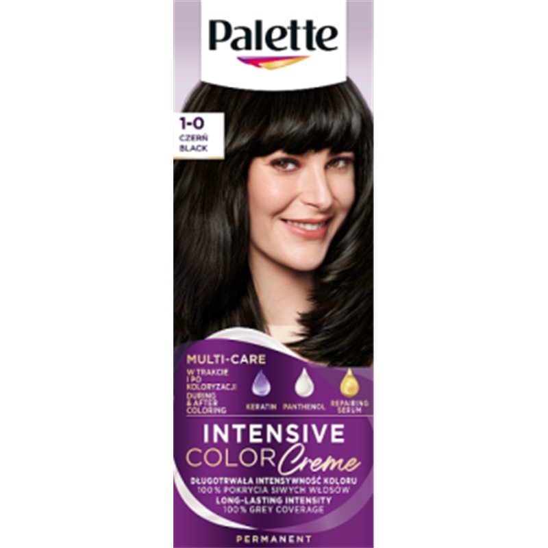 Palette Farba do włosów Intensive Color Creme Czerń N1