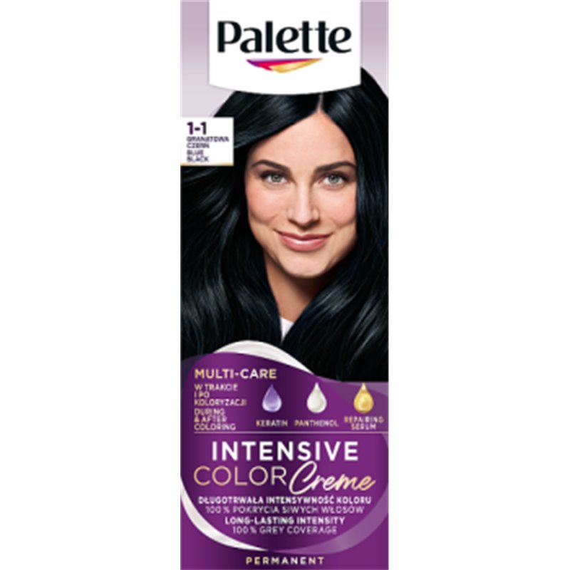 Palette Farba do włosów Intensive Color Creme Granatowa Czerń C1