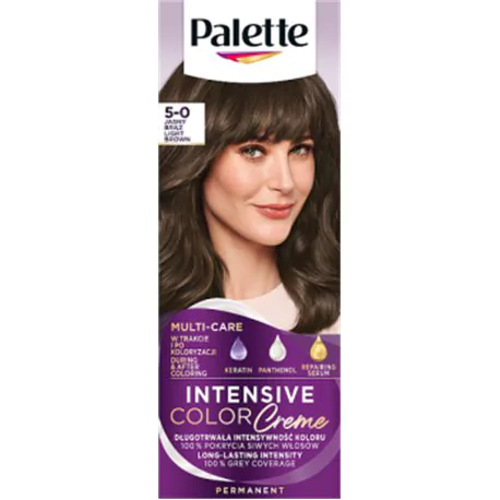 Palette Farba do włosów Intensive Color Creme Jasny Brąz N4 5-0