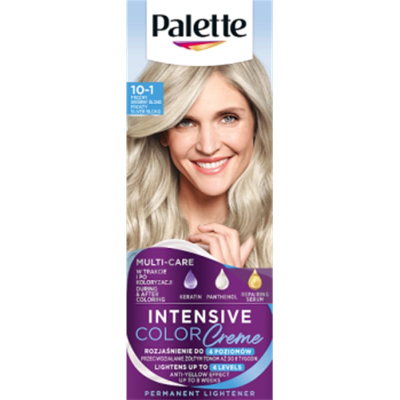 Palette Farba do włosów Intensive Color Creme Mroźny Srebrny Blond C10