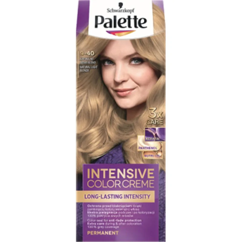 Palette Intensive Color Creme Farba do włosów naturalny jasny blond 9-40