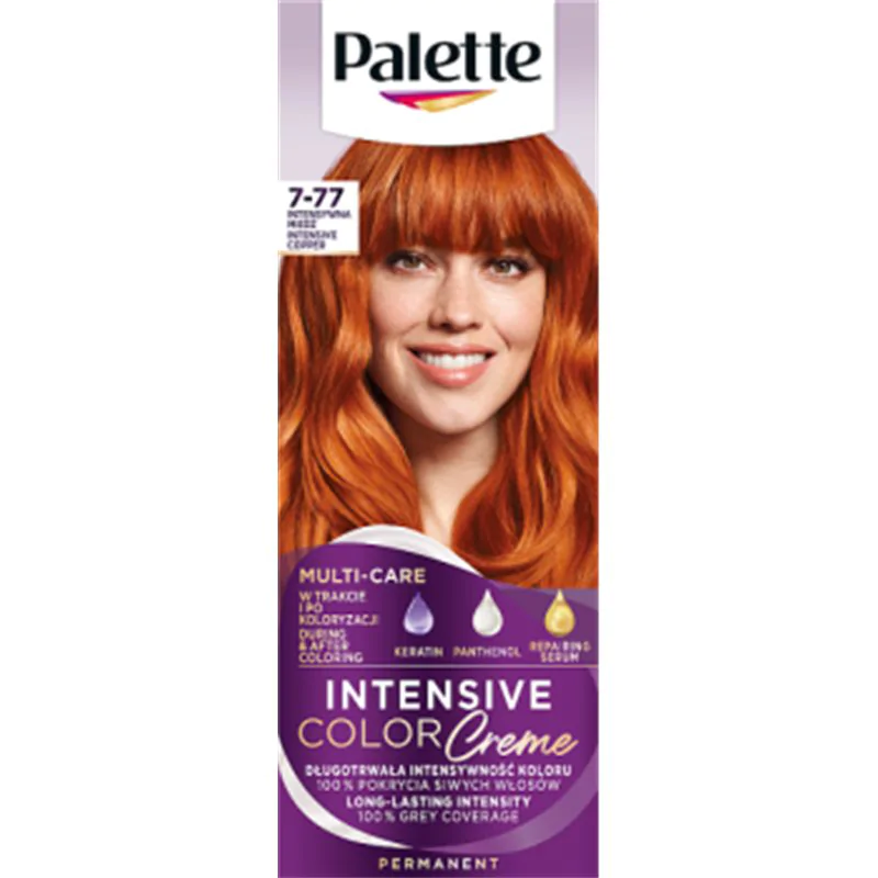 Palette Intensive Color Creme Farba do włosów w kremie 7-77 intensywna miedź