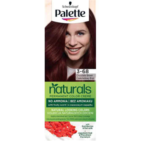 Palette Permanent Natural Colors Farba do włosów Czekoladowy Brąz 868