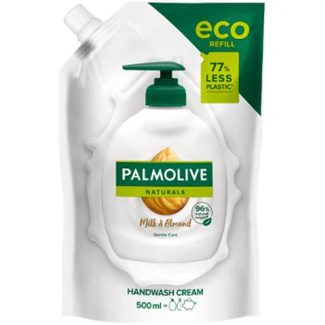Palmolive Naturals Milk & Almond Mydło w płynie do rąk zapas 500 ml
