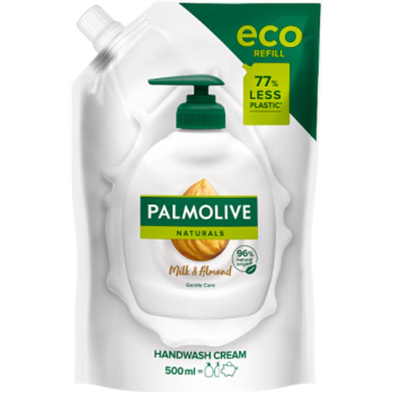 Palmolive Naturals Milk & Almond Mydło w płynie do rąk zapas 500 ml