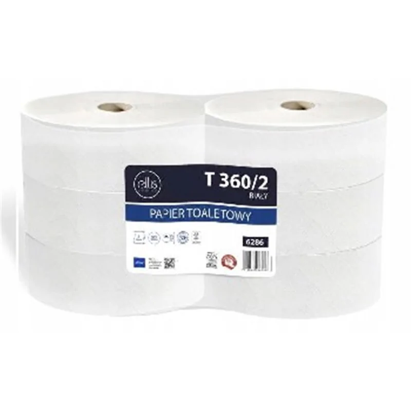 Papier toaletowy Ellis Profesional 360/2 biały A6