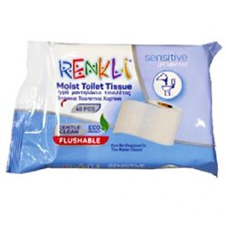Papier toaletowy Mokry Renkly 40szt