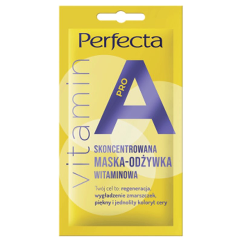 Perfecta Beauty Vitamin Pro A maseczka na twarz odżywcza 8ml