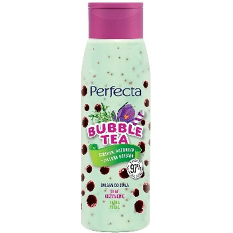 Perfecta Bubble Tea balsam do ciała 400ml szafran, rozmaryn, zielona herbata