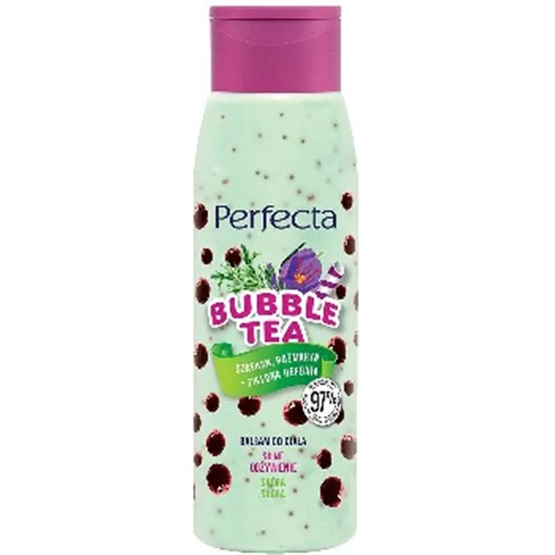 Perfecta Bubble Tea balsam do ciała 400ml szafran, rozmaryn, zielona herbata