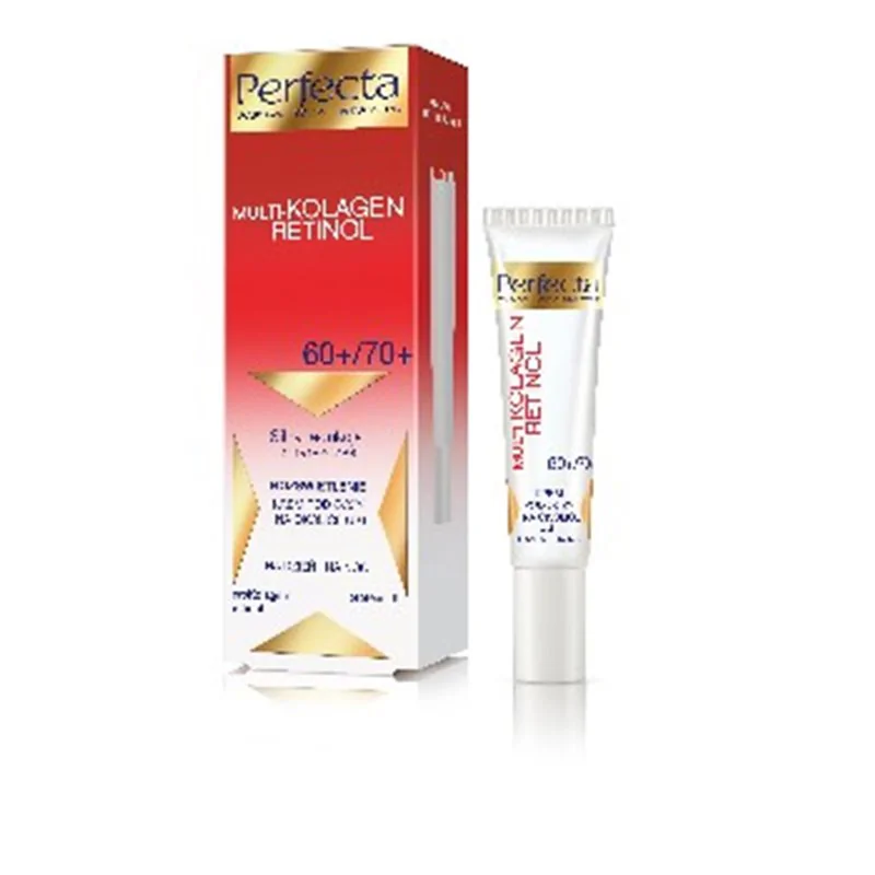 Perfecta Multi-Kolagen Retinol 60+/70+ Rozświetlenie Krem pod oczy i na okolice ust 15 ml