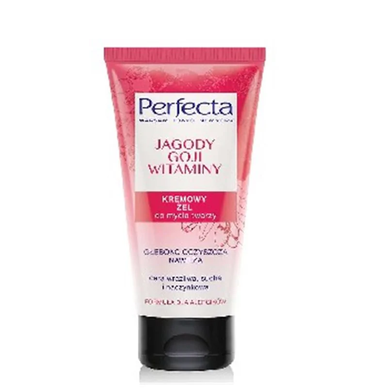 Perfecta Oczyszczanie kremowy żel do mycia twarzy Jagody Goi Witaminy 150ml