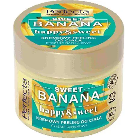 Perfecta Spa gruboziarnisty peeling do ciała Sweet Banana 300g