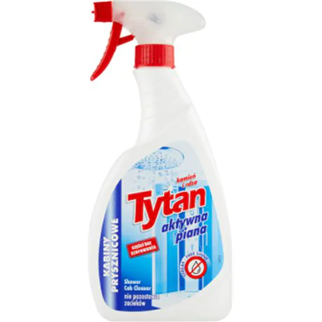 Płyn do mycia kabin prysznicowych Tytan spray 500g