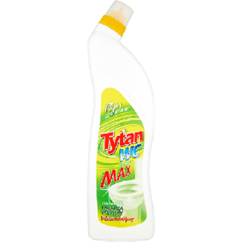 Płyn do mycia WC Tytan max żółty 1,2kg Płyn do mycia WC Tytan max żółty 1,2kg