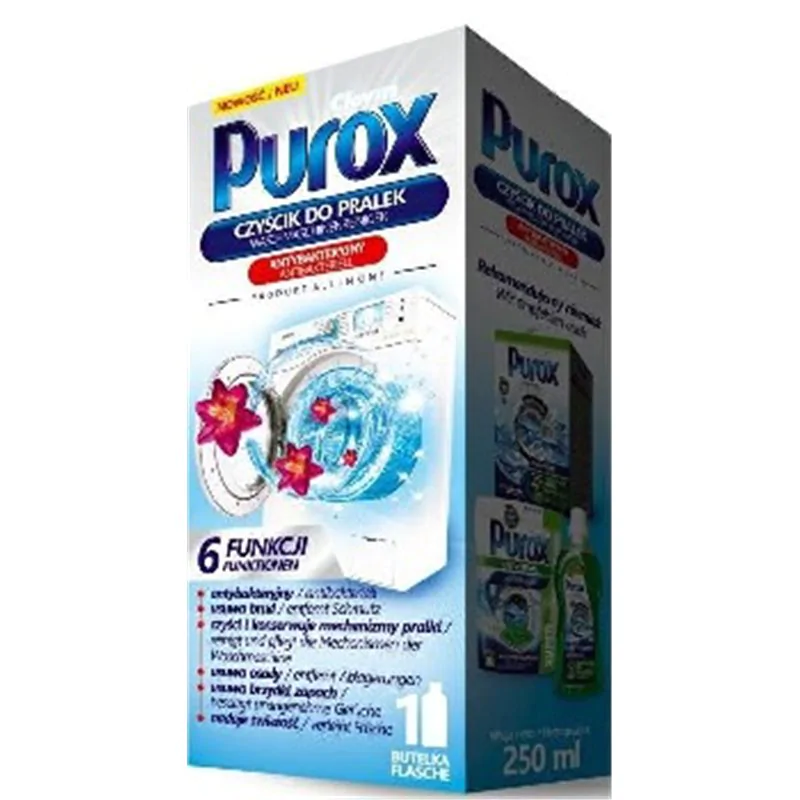 Purox Antybakteryjny czyścik do pralek 250ml