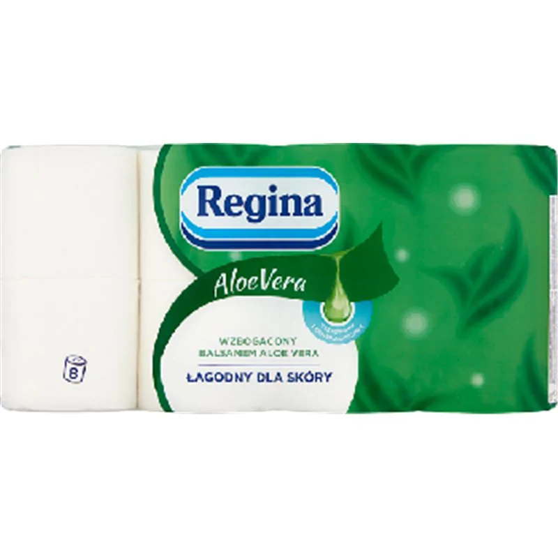 Regina Aloe Vera Papier toaletowy 3 warstwy 8 rolek