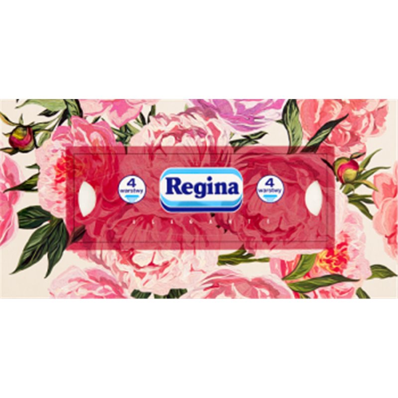 Regina Chusteczki kosmetyczne 4 warstwowe Delicatis premium 96 sztuk