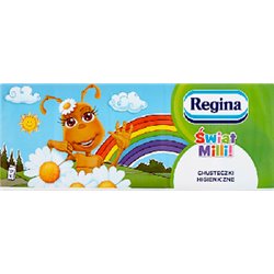 Regina Chusteczki kosmetyczne Milla 4 warstwowe 110 sztuk