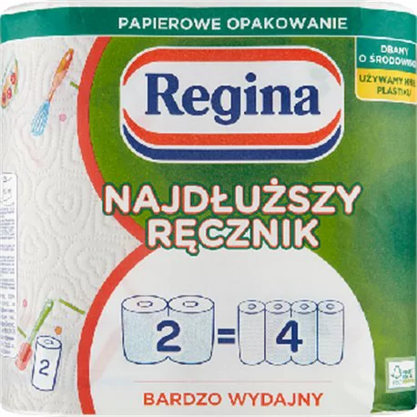 Regina Najdłuższy Ręcznik kolorowe dekoracje Ręcznik uniwersalny 2 warstwy 2 rolki