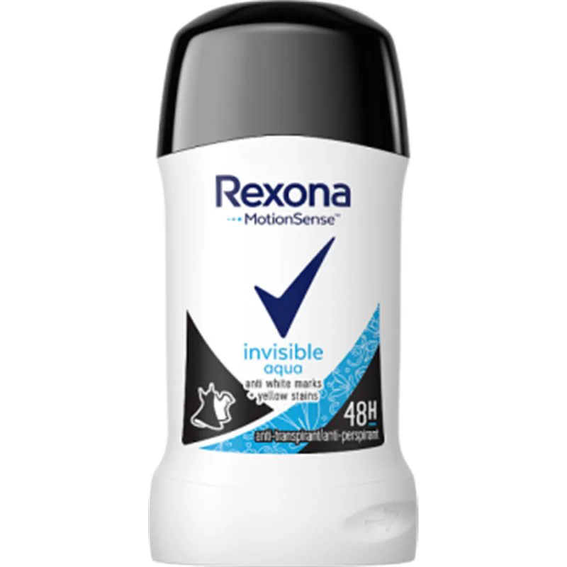 Rexona Invisible Aqua Antyperspirant w sztyfcie 40 ml