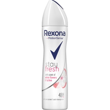 Rexona Stay Fresh Antyperspirant w aerozolu White Flowers & Lychee 150ml