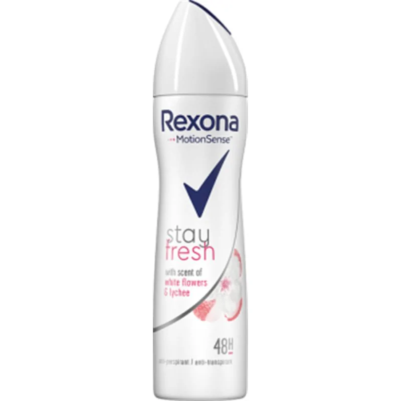 Rexona Stay Fresh Antyperspirant w aerozolu White Flowers & Lychee 150ml