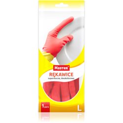Rękawice gospodarcze dwukolorowe Master S433 (S132) L
