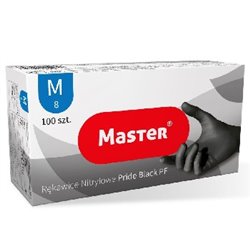 Rękawice nitrylowe Master Black Pride 100szt