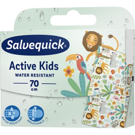 Salvequick Plastry do cięcia dla dzieci Active Kids 70cm