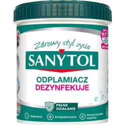 Sanytol Odplamiacz dezynfekujący białe i kolorowe tkaniny 450 g