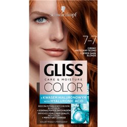 Schwarzkopf Gliss Color Farba do włosów ciemny miedziany blond 7-7