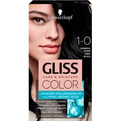 Schwarzkopf Gliss Color Farba do włosów głęboka czerń 1-0