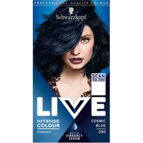 Schwarzkopf Live Intense Colour Cosmic Blue 090 Farba do włosów
