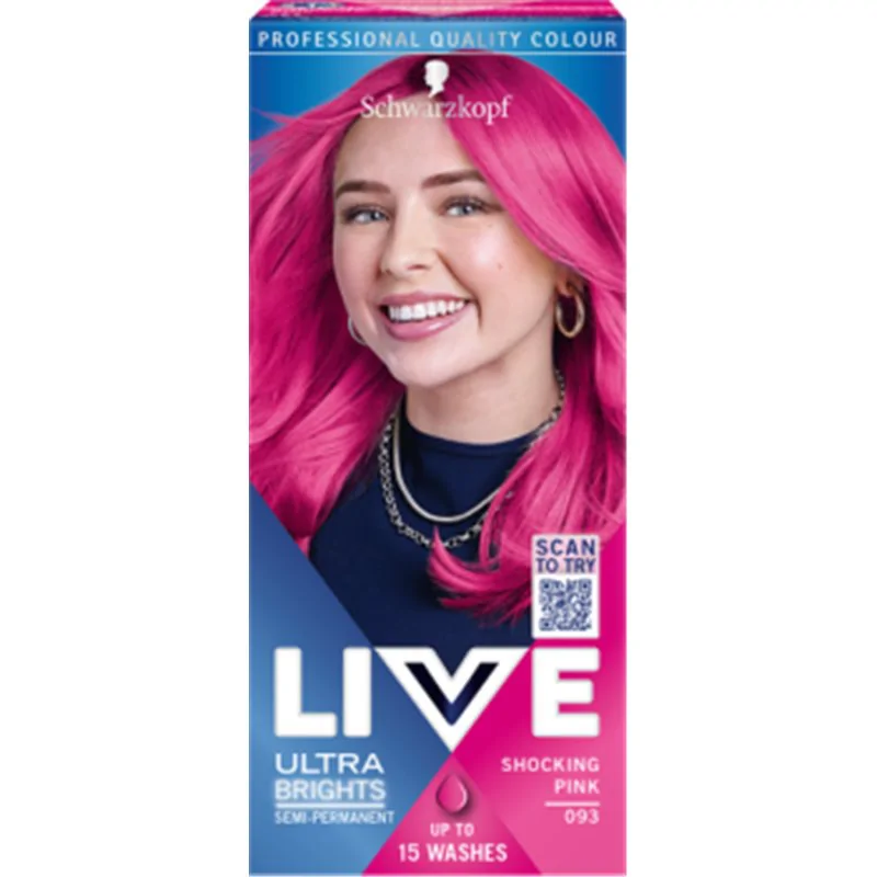 Schwarzkopf Live Ultra Brights or Pastel Farba do włosów 093 Shocking Pink