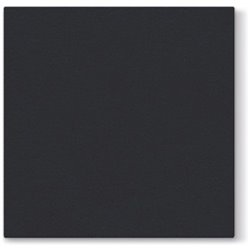 Serwetki 40 cm x 40 cm Airlaid Unicolor (czarne) 50szt