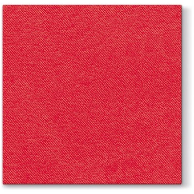 Serwetki 40 cm x 40 cm Airlaid Unicolor (czerwone) 50szt