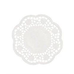 Serwetki ażurowe okrągłe fi11 100szt