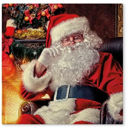Serwetki Boże Narodzenie Santa at Home TL828000