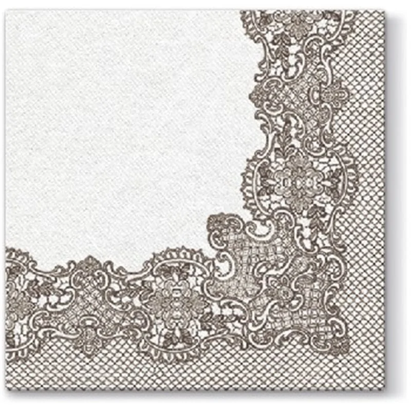 Serwetki Paw Airlaid Royal Lace (Brown) 40 cm X 40 cm 50 szt AAN002400