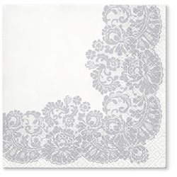 Serwetki Paw Lacy Frame Silver TL 702608