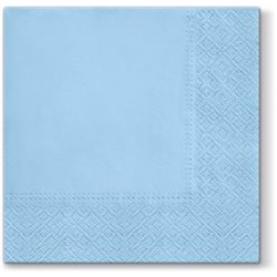 Serwetki Unicolor Azzurro błekitne