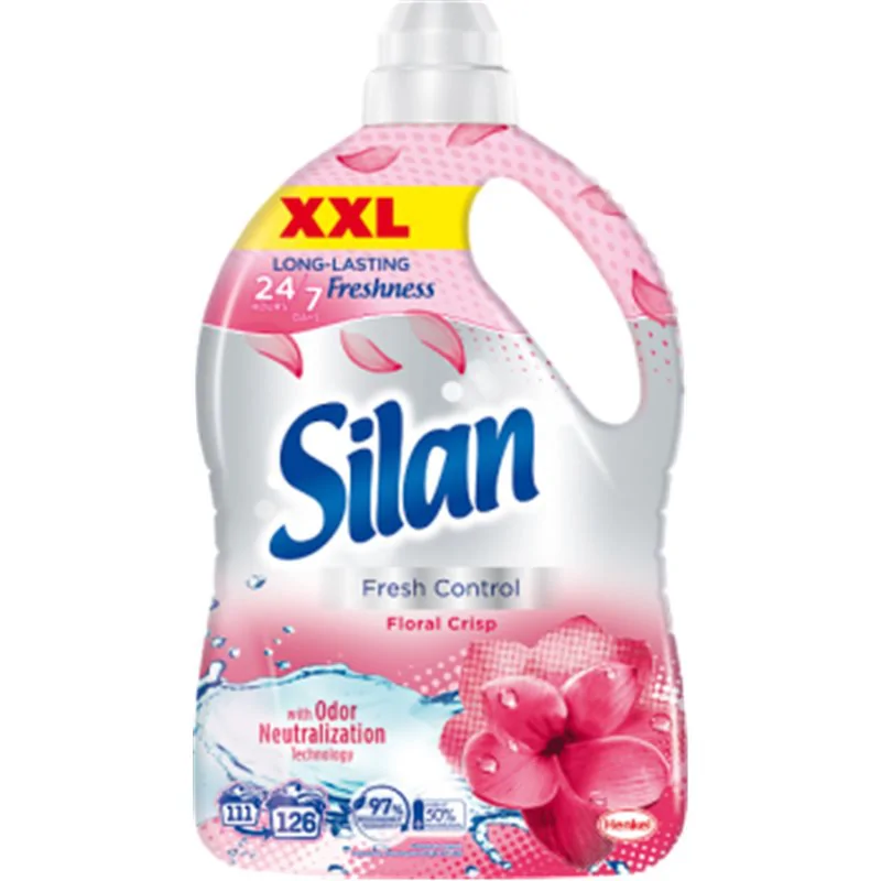 Silan Fresh Control Floral Crisp Płyn do płukania tkanin 2772 ml (126 prań)